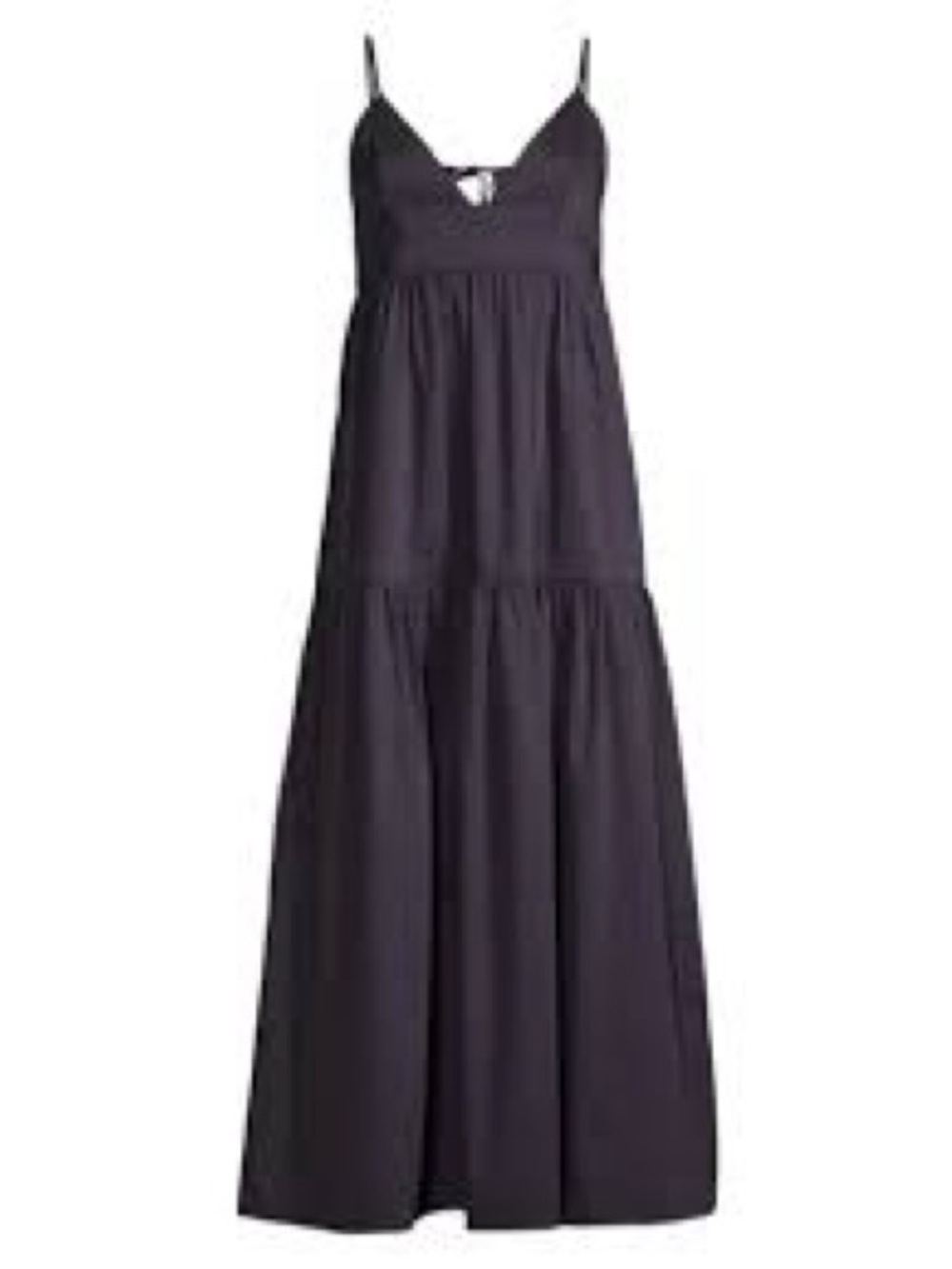 Modern Citizen 
Women's Navy Tiered Maxi Dress with Spaghetti Straps